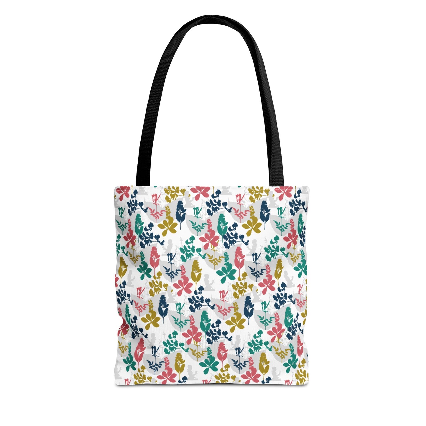 "Hidden in Her Flowers" Tote Bag