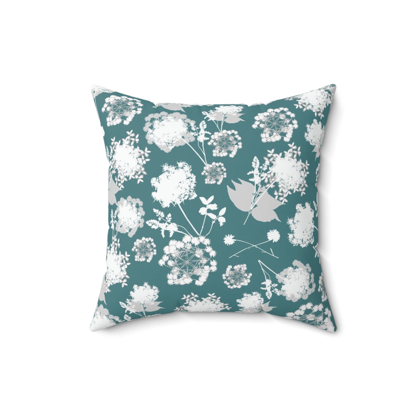 "Some Little Arctic Flower" Spun Polyester Square Pillow
