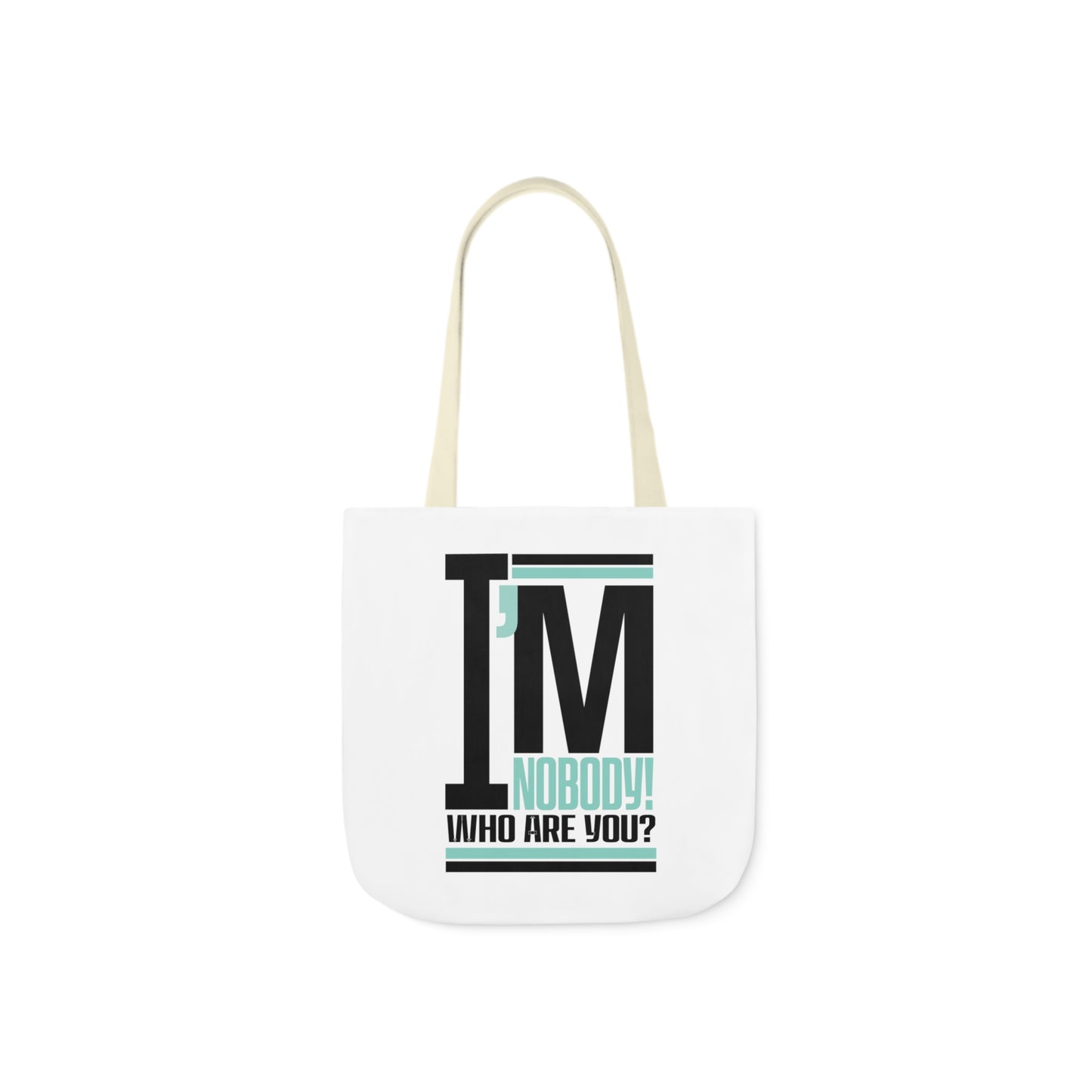 "I'm Nobody! Who Are You?" Double-Sided Canvas Tote Bag