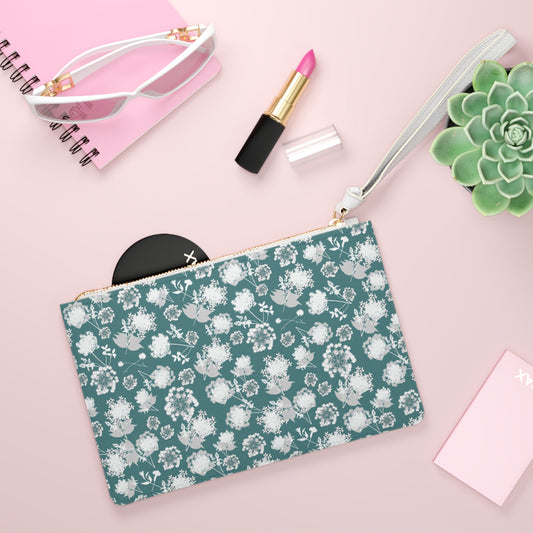 "Some Little Arctic Flower" Clutch Bag