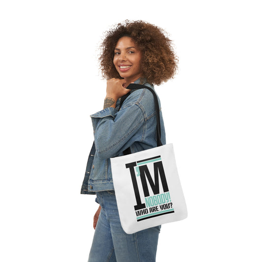 "I'm Nobody! Who Are You?" Double-Sided Canvas Tote Bag