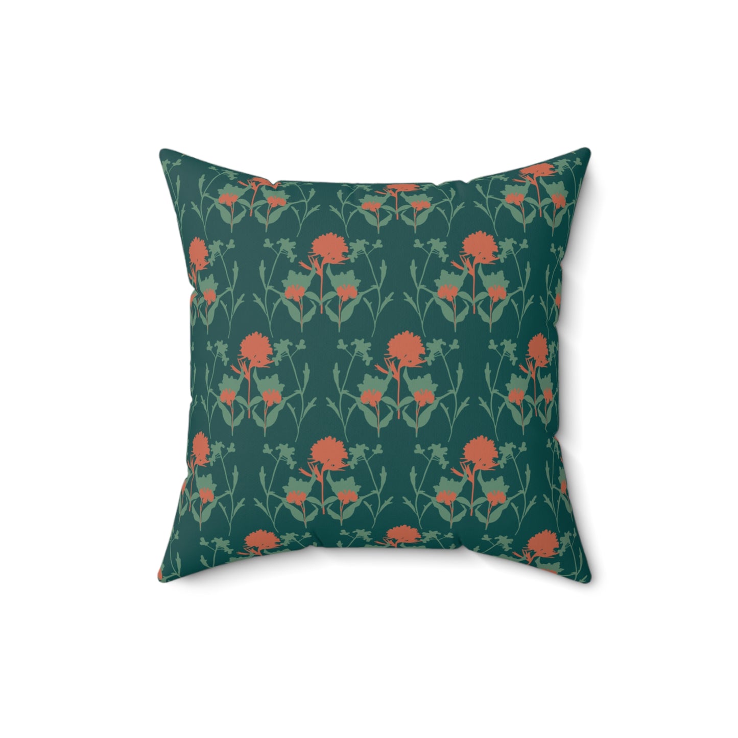 "An Emerald Court" Spun Polyester Square Pillow