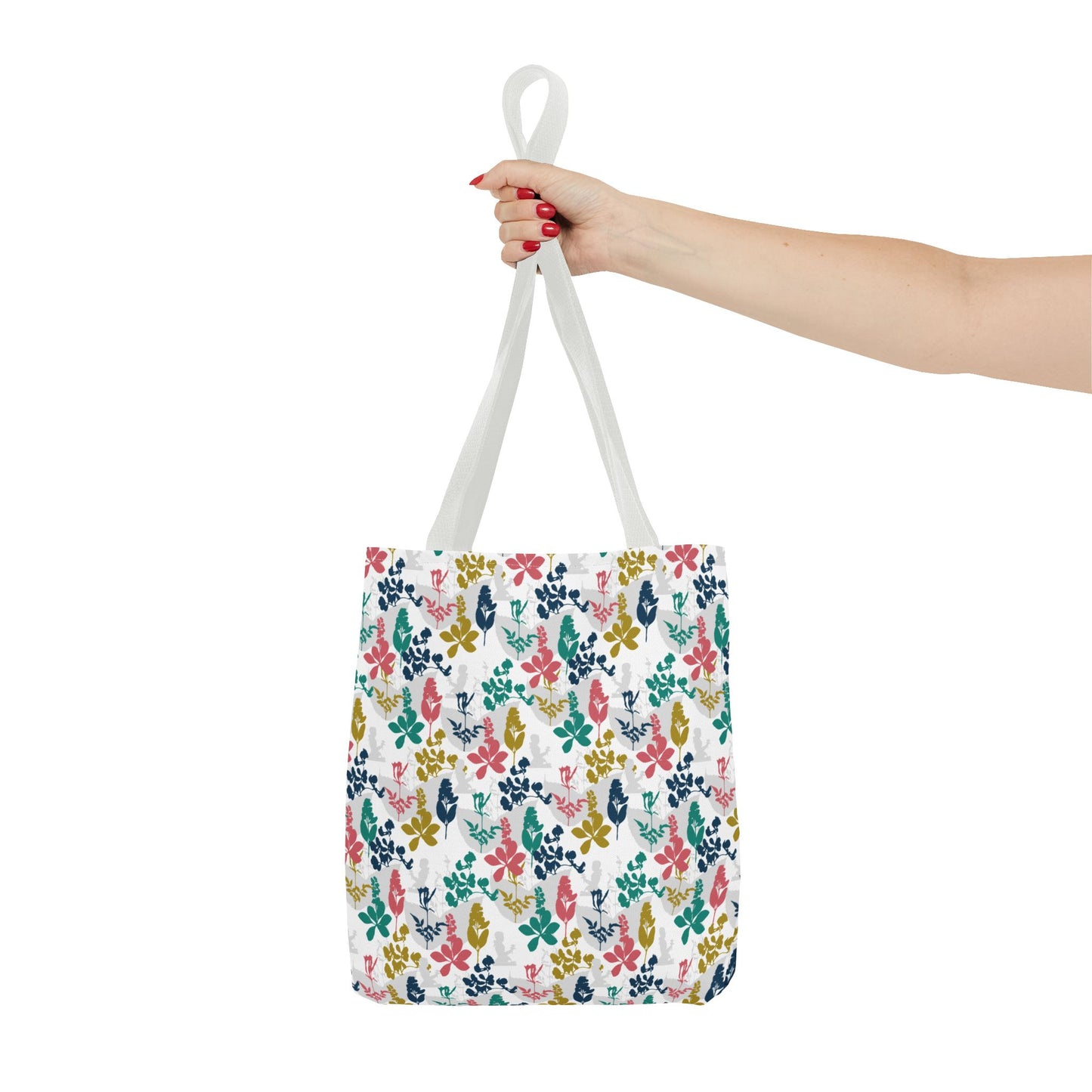 "Hidden in Her Flowers" Tote Bag