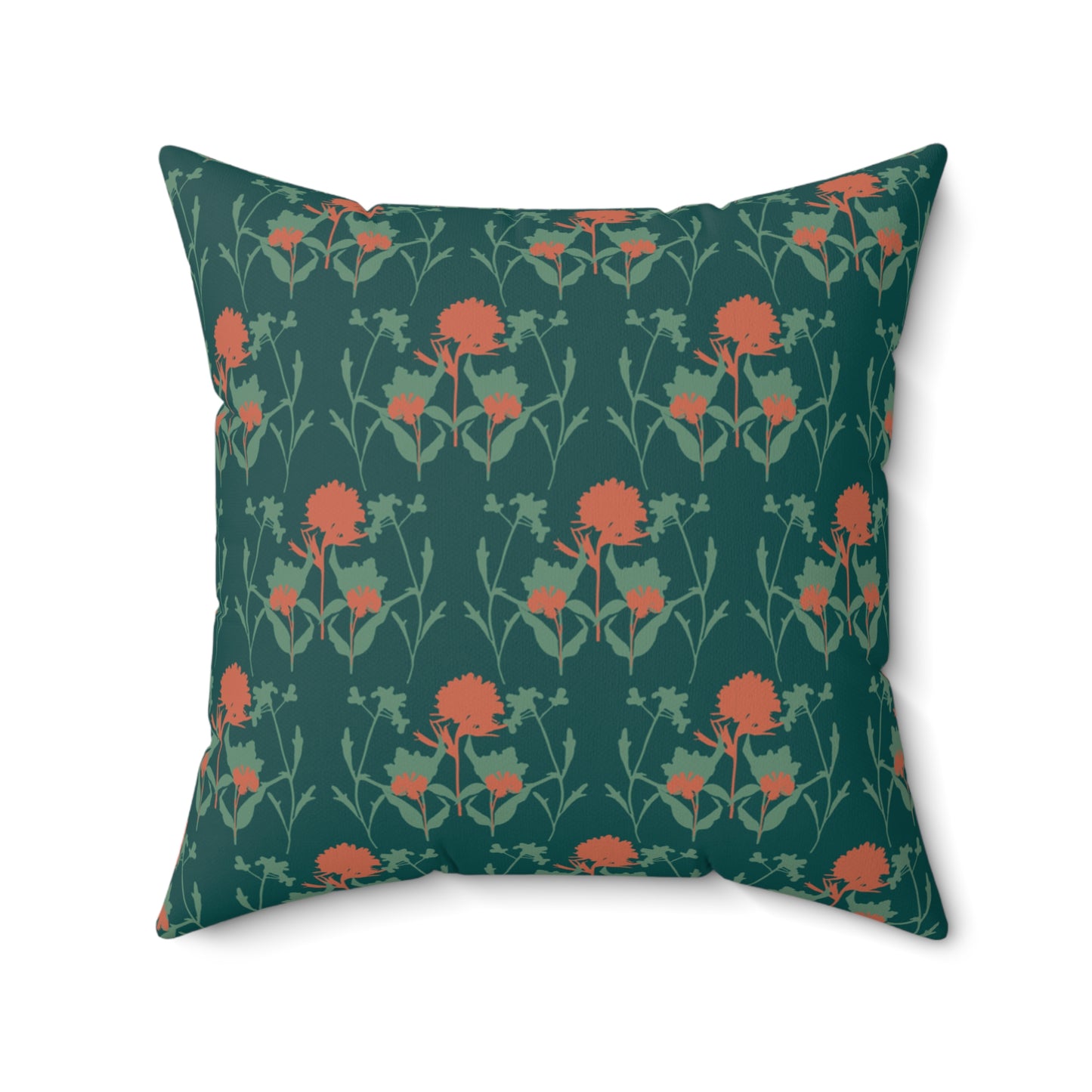 "An Emerald Court" Spun Polyester Square Pillow