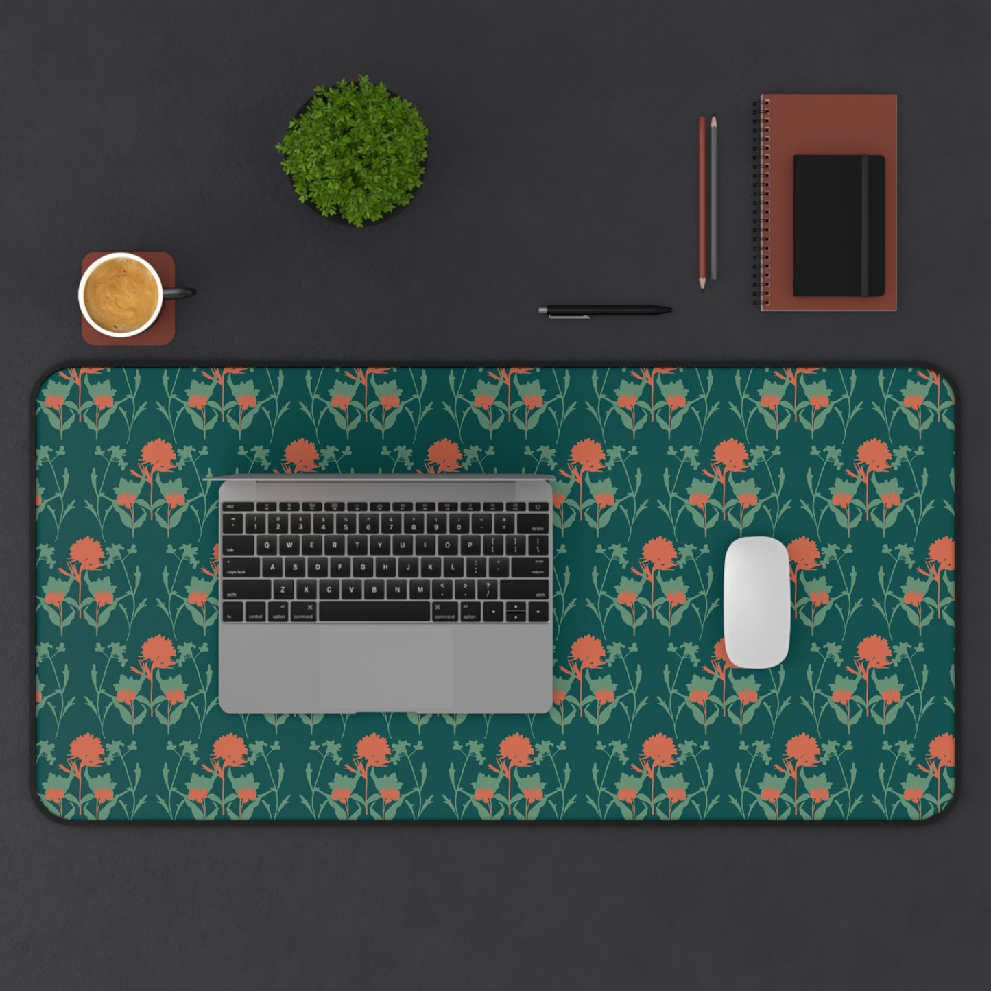 "An Emerald Court" Desk Mat