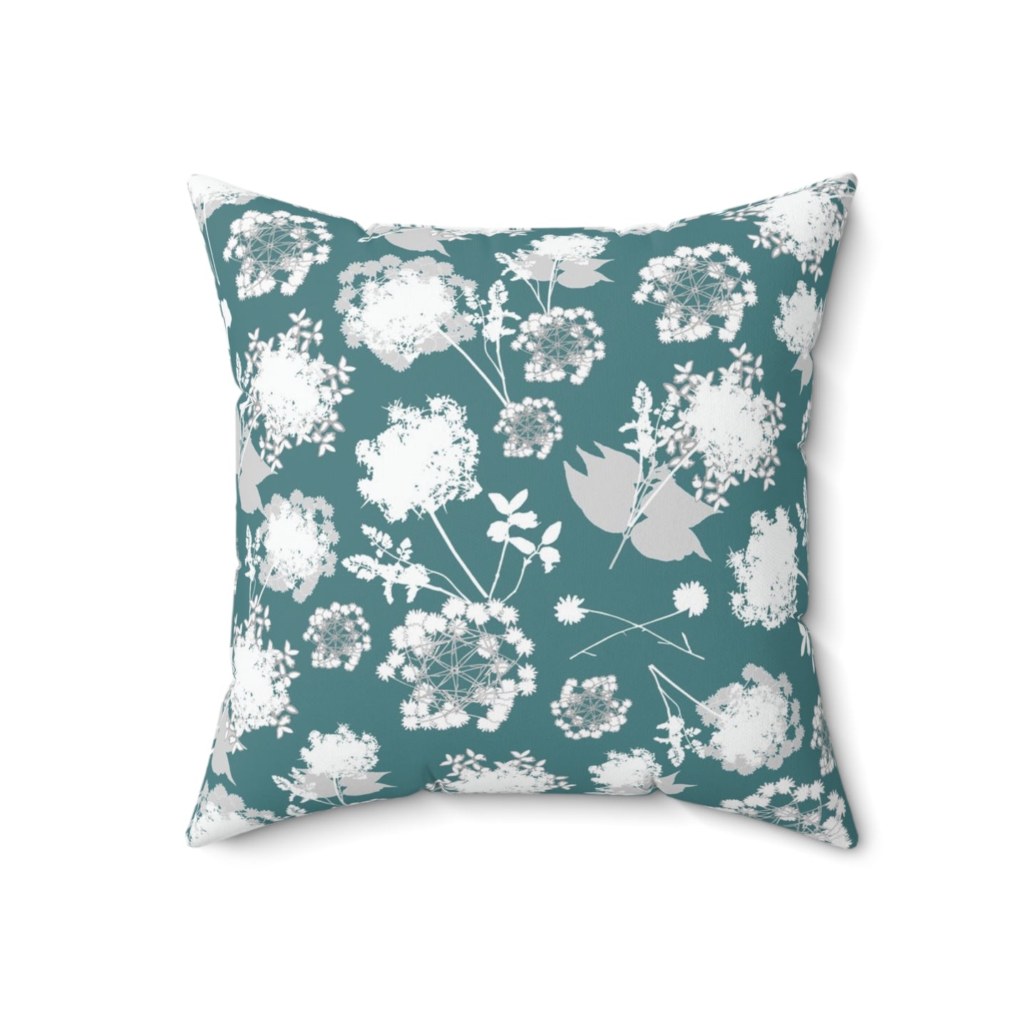 "Some Little Arctic Flower" Spun Polyester Square Pillow