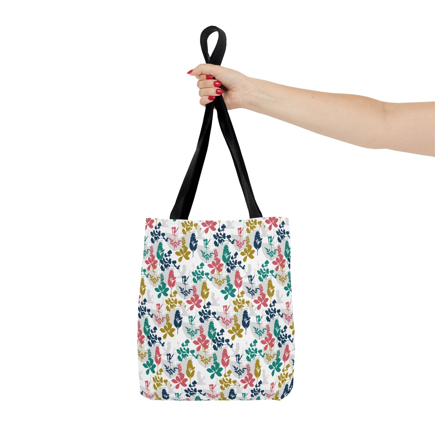 "Hidden in Her Flowers" Tote Bag