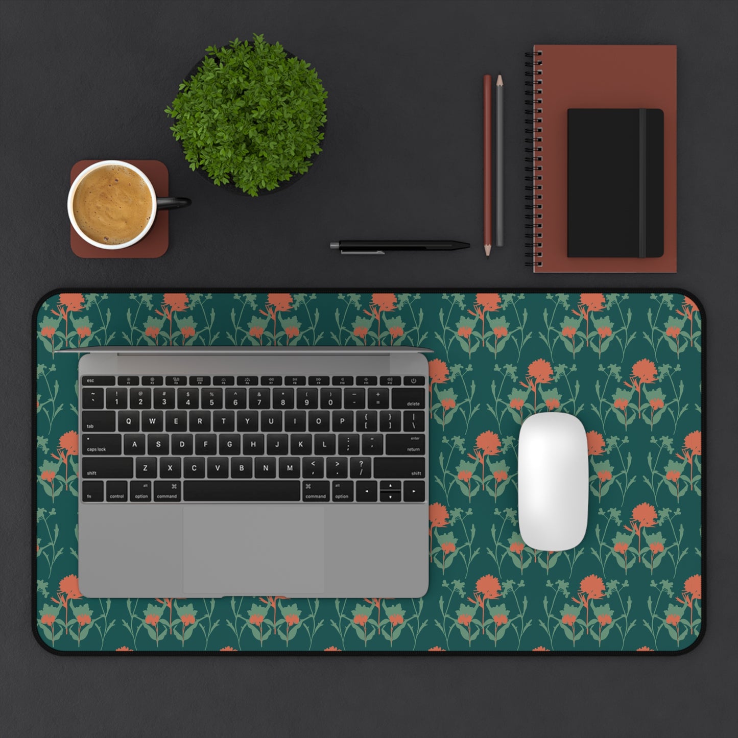 "An Emerald Court" Desk Mat