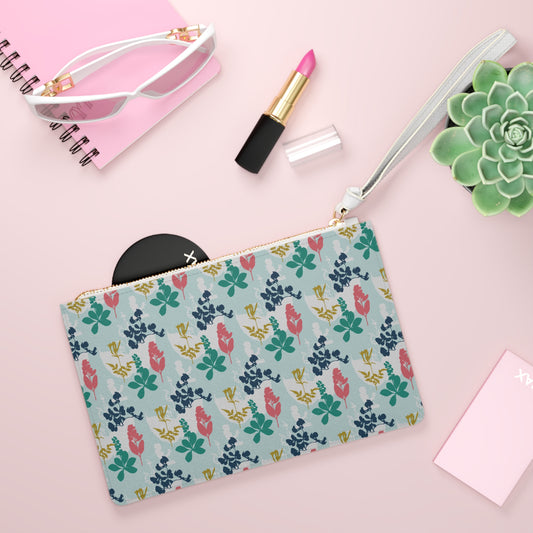 "Hidden in Her Flowers" Clutch Bag